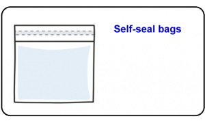 Self-seal bags